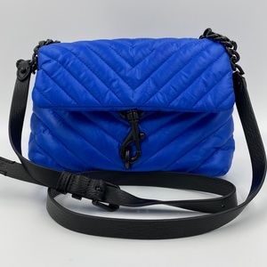 Rebecca Minkoff Edie Nylon Crossbody Bag Blue